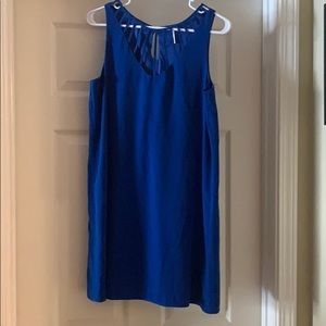 Royal blue cocktail dress